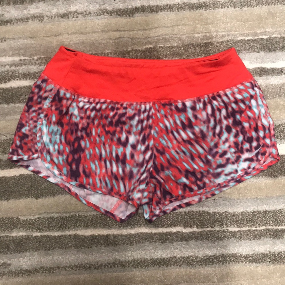 Nike multicolored running shorts